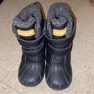 Cat & Jack Black Winter Boots
